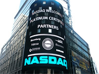 在納斯達克交易